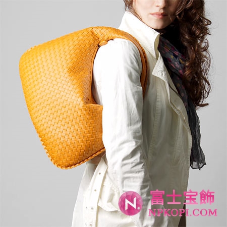 ボッテガヴェネタ/BOTTEGA VENETA/ レザーハンドバッグ /トーパーズイエロー115653 v0016 7663
